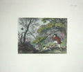 Original Old Antique Print SetShoting Howitt 1798 H/C