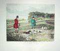 Original Old Antique Print SetShooting Alken Bentley C1835