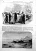 Antique Old Print Peerages Record Keeper House Lords Wreck Amelia Jersey 1856