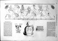 Antique Old Print Excavation Cumae Recently Found Vase Figures On Vase 1856