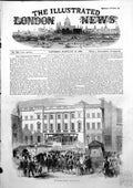 Old Antique Print Edinburgh Elections Hustings Front Signet Library 1856 19th