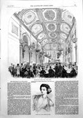 Antique Print Madame Lola Montes Music Hall Evans Hotel Covent Garden 1856 19th