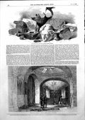 Old Print Church St Vladimir Russian Cemetery Antiquities Sebastopol 1856 19th
