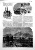 Old Antique Print Rev John Dudley Vicar Selby Malvern Monster Beacon 1856 19th