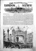 Antique Old Print Arrval French Crimea Troops Place De La Bastille Paris 1856