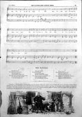 Old Print Music Notes Castabella Going Sea Watts Musical Miscellany 1856 19th