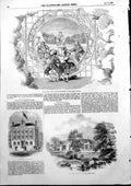 Antique Old Print Dover Sailors Home Stanstead College Jack Bean-Stalk 1856
