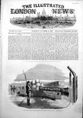 Antique Old Print Great Gun Chanak Kaleh Si Castle Governor Dardanelles 1853