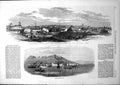 Antique Print Bucharest Wallachia H Q Russian Army Kertch South Russia 1853