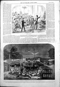 Old Juvenile Conjuring Christmas Cattle Tottenham Station 1855 Ref.2 Victorian