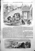 Old Grand Staircase Hotel De Ville Paris Chateau Compiegne 1855 Ref.2 Victorian