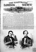 Antique Print Count Camille Cavour Sardinia Marquis Messimo D'Azeglio 1855 19th