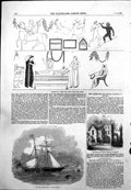 Old Antique Print Opium Clipper Wild Dayrell Almshouse School Fulham 1855 19th