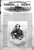 Antique Old Print Major General Windham Hero Redan Photo Sharp Melville 1855