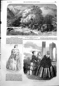 Antique Print Gordon Cumming Lecture Best Ivory Elephant Shoot Saddle 1855 19th