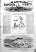 Antique Old Print General Bosquet Captor Malakoff Tower Advanced Trench 1855