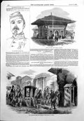 Old Lady Redcliffe Visit Wounded Hospital Scutari Lieut Col Vico 1855 Victorian