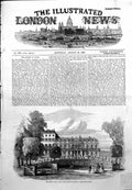 Antique Old Print Queens Visit Paris Majestys Apartments Palace St Cloud 1855