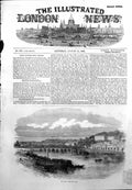 Old Antique Print Town St Cloud Palace Residence Queen Visit Paris 1855 19th