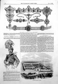 Old Print Gen Espartero British Cemetery Madrid Jewels Hancock Paris 1855 19th