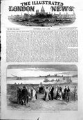 Antique Old Print Consecration Burial Ground Scutari Bishop Gibraltar 1855 19th