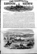 Antique Old Print Balaclava Railway Bazaar Kadikoi Tents Siers Horses 1855 19th