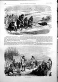 Old Antique Print Turks Conveying Sick Balaclava Entrance Balaclava 1855 19th