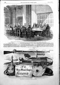 Antique Old Print Meeting Patriotic Fund Westminster Russian Arms Alma 1855