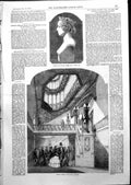 Old Marble Bust Queen J Gibson Windsor Castle Private Staircase 1855 Victorian