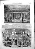 Old Pompeian Court Crystal Palace Musical Soiree St Leonards 1855 Ref Victorian