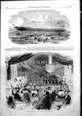 Old Print Launch Meander Bristol M Juliens Concert Italian Opera Ho 1855 19th