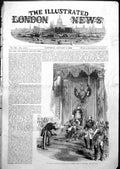Old Print Emperor Russia Throne Imperial Palace St Petersburg 1855 Ref.2 19th