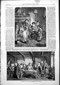 Antique Print Foundling G Oneill Rustic Artist Drawing Nature Hemsley 1852 19th