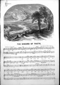Antique Print Sheet Music Dreams Youth Air Pray Goody Please Moderate 1852 19th