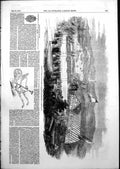 Antique Print Railways Spain Commencement Line Santander Alar Del Rey 1852 19th