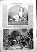 Antique Print Infant Bacchus E Baily Charlotte Corday Going Execution 1852 19th