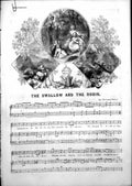 Original Old Antique Print Sheet Music Swallow Robin Air Carmans Whistle 1852