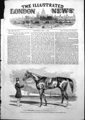 Antique Old Print Stockwell Winner 2000 Guineas Stakes Newmarket Spring 1852