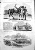 Antique Old Print Stilton Winner Epsom Explosion Collier Brig Resolution 1852