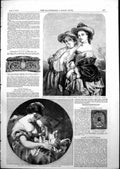 Old Print Olivia Sophia Vicar Wakefield C Baxter Mothers Hope J Sant 1852 19th