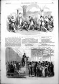 Antique Old Print Timoleon Adelphi Theatre Sale Auction Crystal Palace 1852