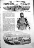 Old Antique Print Abbas Pacha Viceroy Egypt Railway Works Alexandria 1852 19th