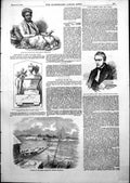 Antique Print Dr David Reid Railroad Frozen Susquehanna Maryland State 1852