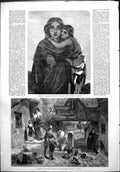 Old Lady Child H Lejeune Love Litter F Goodall British Institution 18 19th