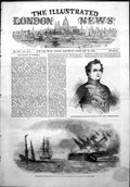Antique Old Print DestructionSpanish Slavers Hms Penguin Earl Derby 1852