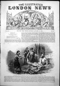 Antique Old Print Destiny Dream Death Murad Beard Prophet Azrael Here 1852 19th