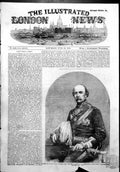 Antique Print General Sir William Fenwick Williams Hero Kars J Watkins 1856
