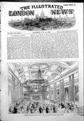Antique Old Print Fancy Dress Ball Royal Academy Music Hanover Square 1856 19th