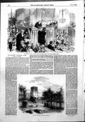 Antique Print Poisoning Cases Rugeley Trial William Palmer Grave Cook 1856 19th
