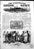 Antique Old Print Circassians Sultan Freedom City Admiral Edmund Lyons 1856